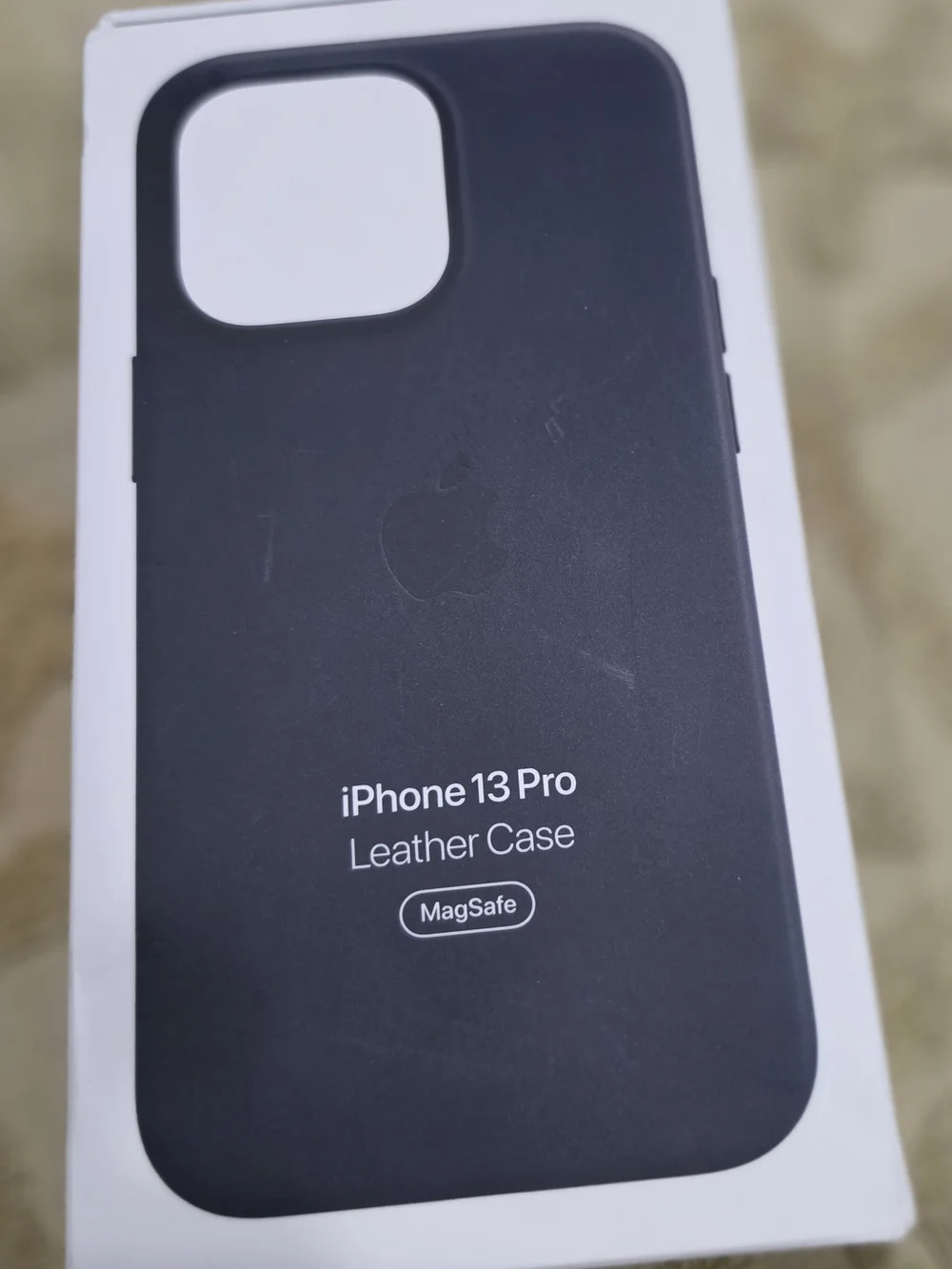 Apple iPhone 13 Pro Leather Case - Black